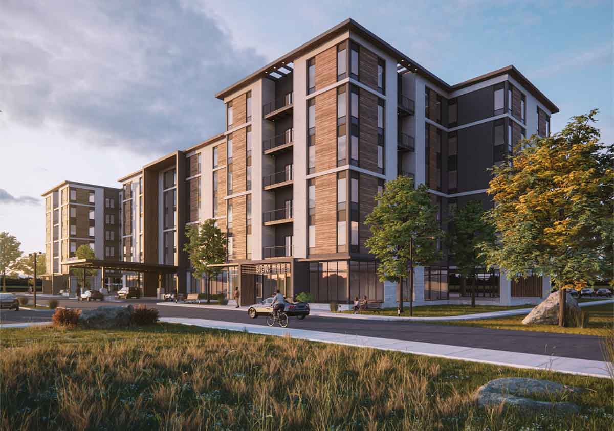 3D Exterior Rendering: 42 Examples to Inspire Your Project - Budgeting For Textured Apartment Exterior Renovation